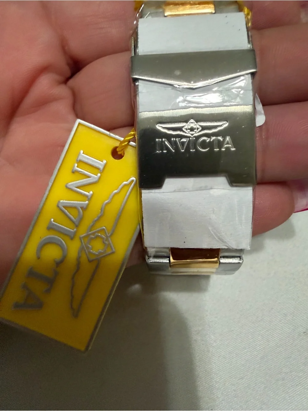 Invicta ProDiver Two-Tone Green Dial Stainless Steel Watch